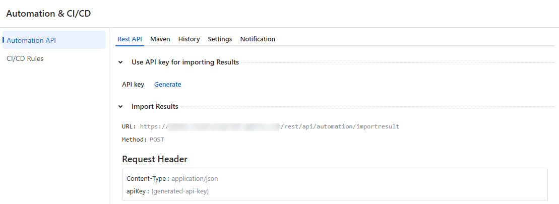 Generate API Key Generate API Key