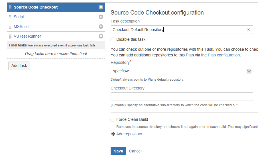 Source Code Checkout Source Code Checkout