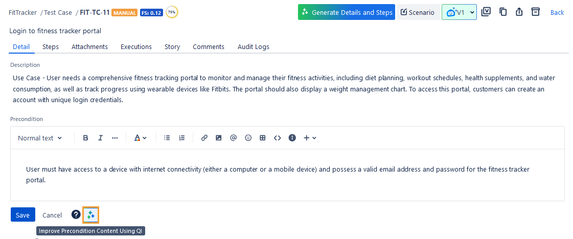 TC Precondition TC Precondition