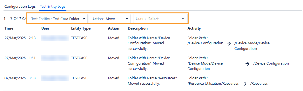 Audit Logs of Moving Folders
