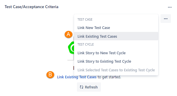 Link Existing Test Cases