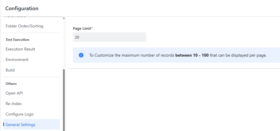 General Settings General Settings