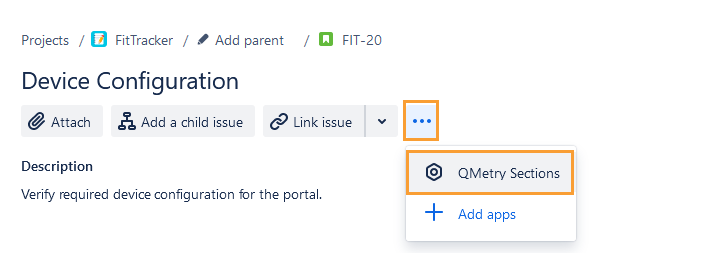 QMetry Sections Option QMetry Sections Option