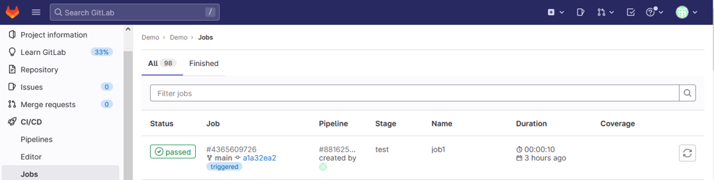 GitLab Config Pipeline GitLab Config Pipeline