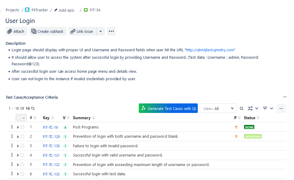 AI Generated TC Linked to Story