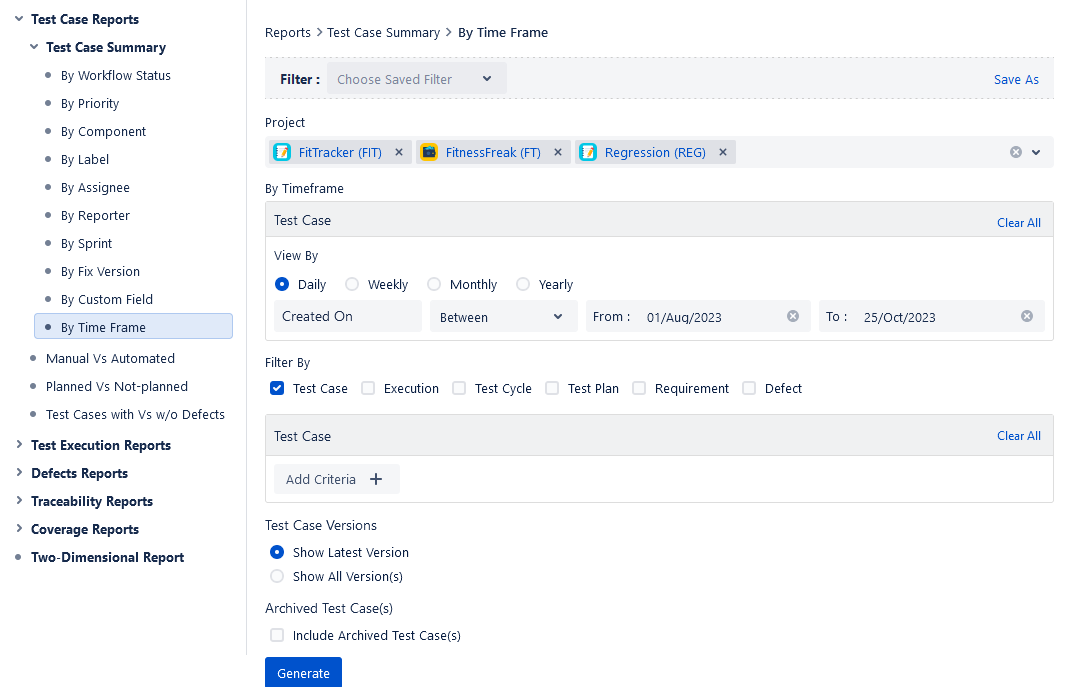 By time frame By time frame