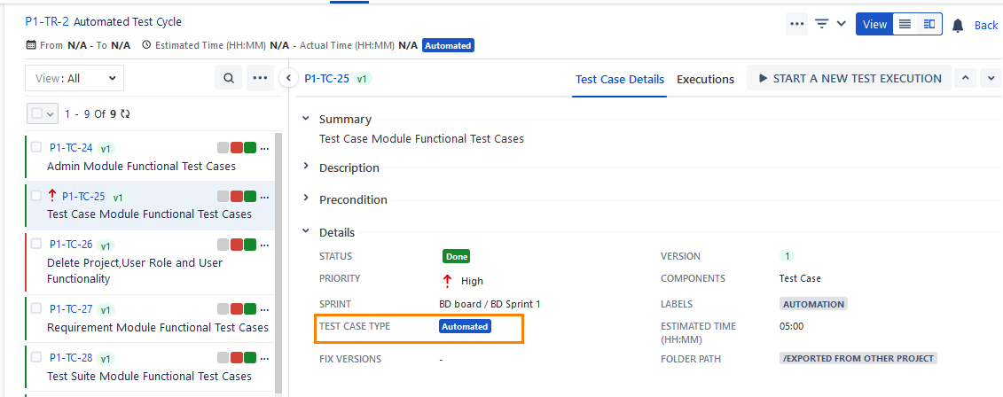 Execution Results Automation