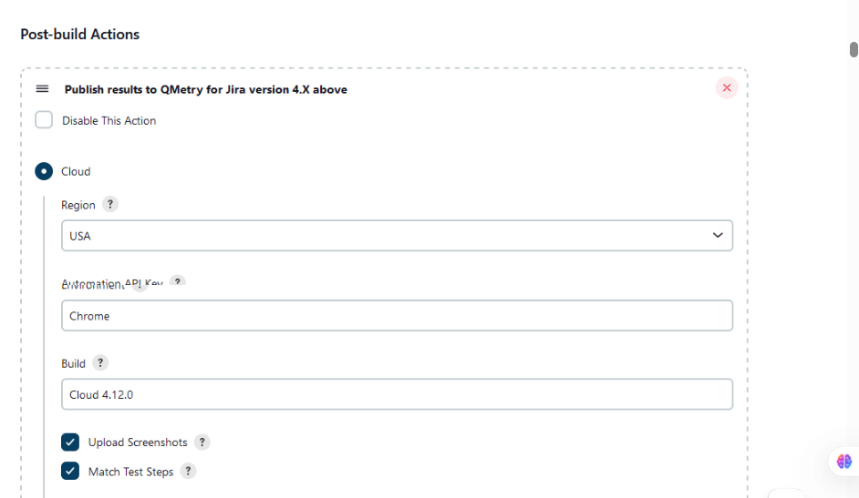 Post Build Actions Post Build Actions