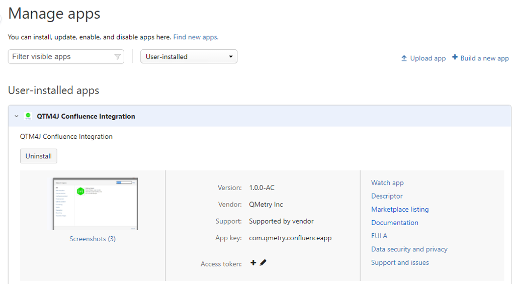 Manage App Section Manage App Section
