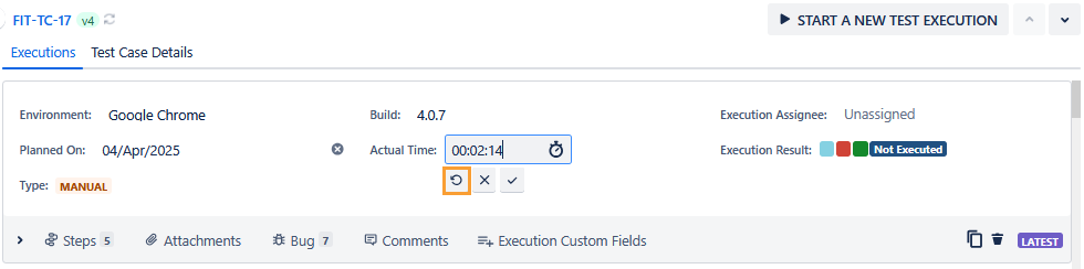 Reset Stopwatch Reset Stopwatch