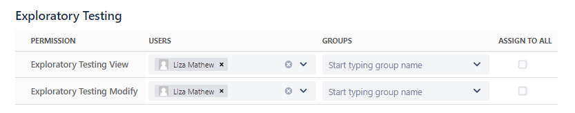 Exploratory Testing Permissions Exploratory Testing Permissions
