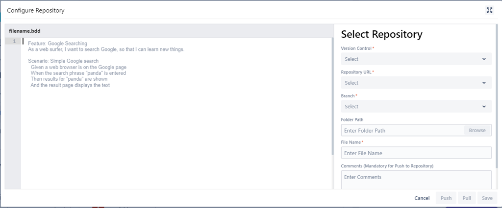 Configure Repository