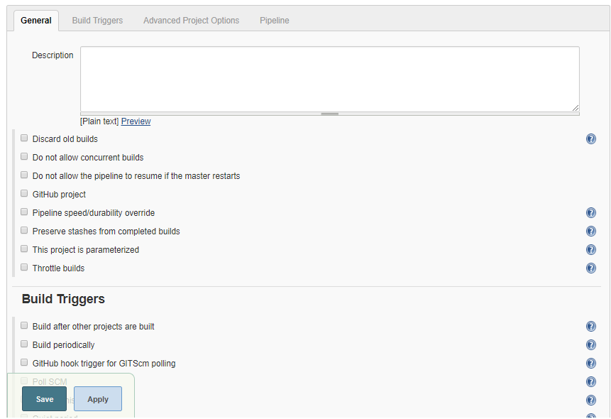 Categories to Configure Jobs Categories to Configure Jobs