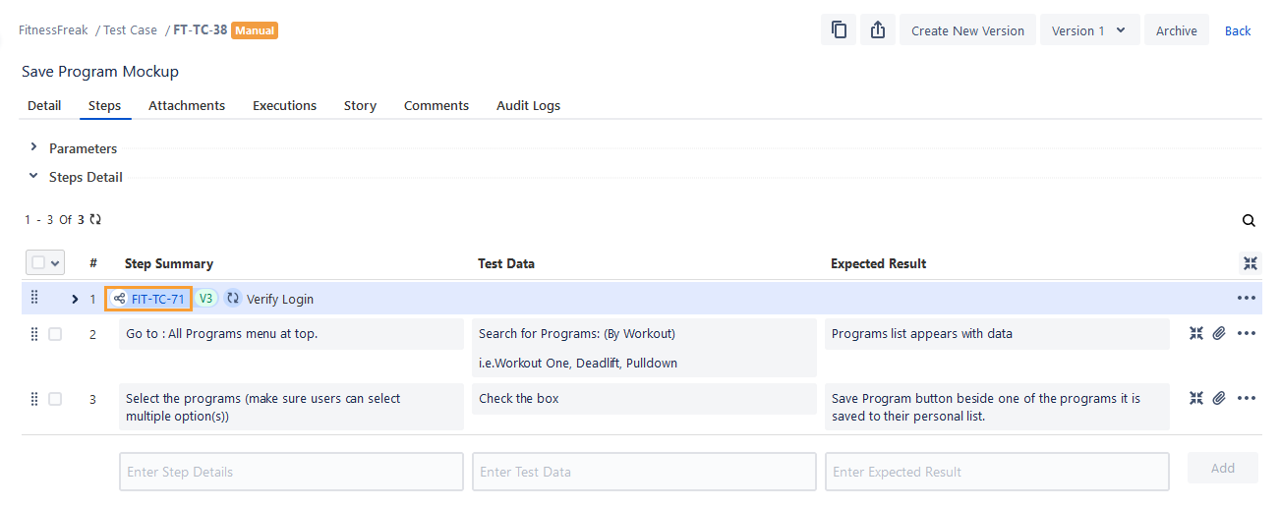 Shareable TC Target Project
