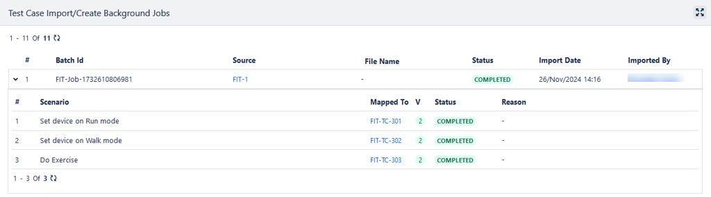 TCs Created from Gherkin TCs Created from Gherkin