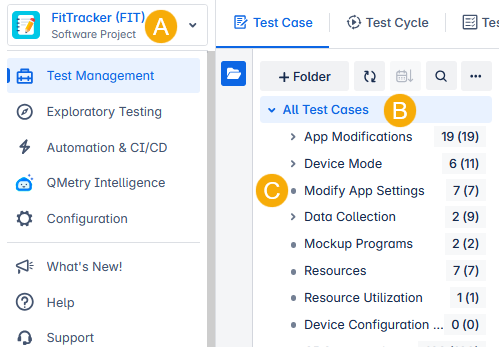 Test Case Organization