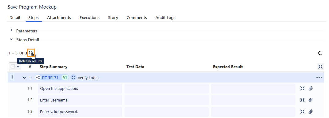 Sync Shareable Test Cases