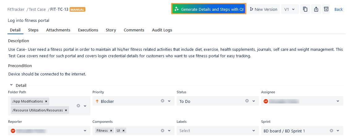 Generate in Existing TC