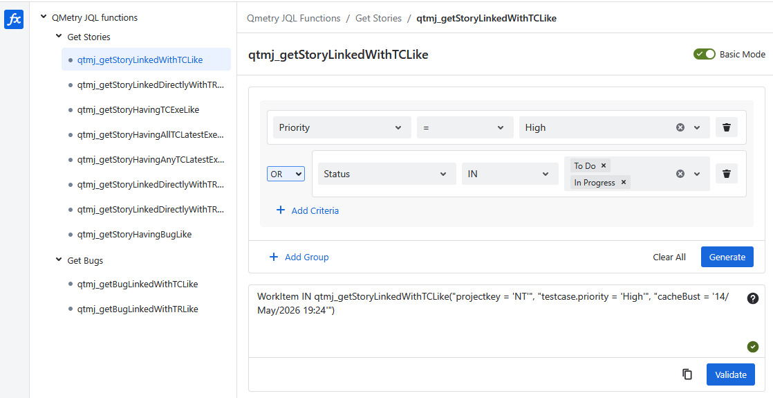 Generate Query Generate Query