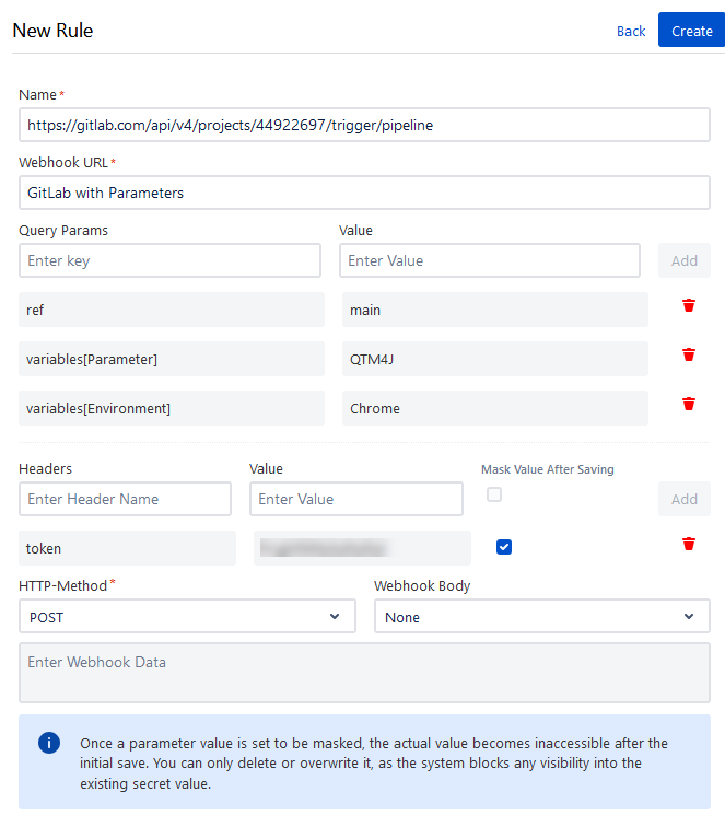 GitLab Config Rule With Query Parameters GitLab Config Rule With Query Parameters