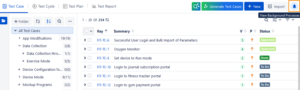 Bell Icon for Notifications