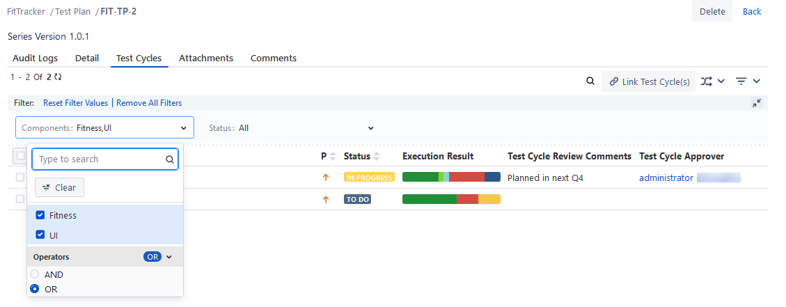 Filter with AND Operator