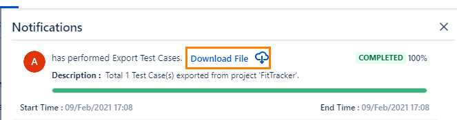 Download Single Test Case