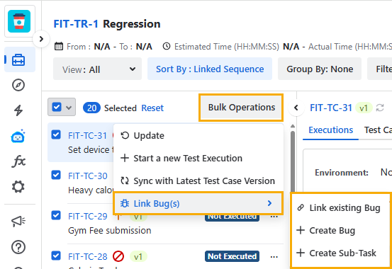 Link Bugs in Bulk Link Bugs in Bulk
