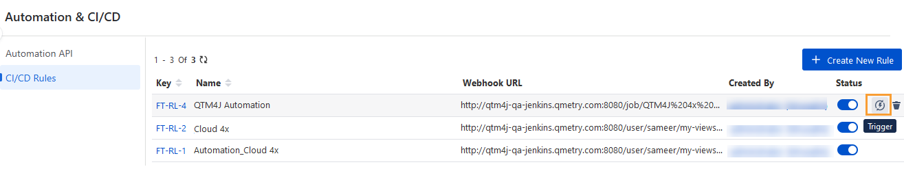 Trigger from Automation Module